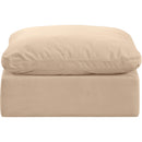  Manufacturer Color_Beige -- Meridian Indulge Fabric Ottoman IMAGE 3