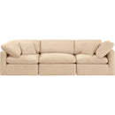  Manufacturer Color_Beige -- Meridian Indulge Stationary Fabric Sofa IMAGE 4