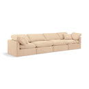  Manufacturer Color_Beige -- Meridian Indulge Stationary Fabric Sofa IMAGE 1
