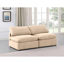  Manufacturer Color_Beige -- Meridian Indulge Stationary Fabric Sofa IMAGE 2