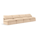 Manufacturer Color_Beige -- Meridian Indulge Stationary Fabric Sofa IMAGE 1