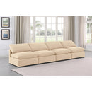  Manufacturer Color_Beige -- Meridian Indulge Stationary Fabric Sofa IMAGE 2