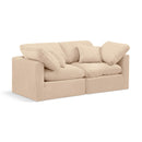  Manufacturer Color_Beige -- Meridian Indulge Stationary Fabric Sofa IMAGE 1