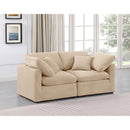  Manufacturer Color_Beige -- Meridian Indulge Stationary Fabric Sofa IMAGE 2