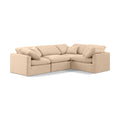 Manufacturer Color_Beige -- Meridian Indulge Fabric 4 pc Sectional IMAGE 1