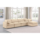  Manufacturer Color_Beige -- Meridian Indulge Fabric 5 pc Sectional IMAGE 2