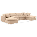  Manufacturer Color_Beige -- Meridian Indulge Fabric 6 pc Sectional IMAGE 7