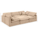  Manufacturer Color_Beige -- Meridian Indulge Fabric 6 pc Sectional IMAGE 8