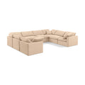  Manufacturer Color_Beige -- Meridian Indulge Fabric 8 pc Sectional IMAGE 1