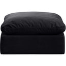  Manufacturer Color_Black -- Indulge Black Velvet Upholstered Modular Ottoman IMAGE 3