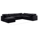 Meridian Indulge Black Velvet Modular Sectional IMAGE 9