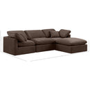 Meridian Indulge Brown Velvet Modular Sectional IMAGE 8