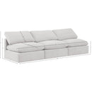 Meridian Indulge Cream Velvet Modular Sofa IMAGE 7