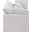 Meridian Indulge Cream Velvet Modular Sofa IMAGE 5
