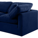  Manufacturer Color_Navy -- Indulge 140" Navy Velvet Upholstered 7 pc Modular Sectional IMAGE 6