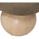  Color_Green/ Natural -- Bowie Olive Boucle Fabric Upholstered Bench IMAGE 5
