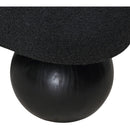  Color_Black -- Meridian Bowie Boucle Fabric Upholstered Bench IMAGE 5