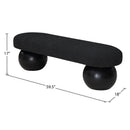 Meridian Bowie Black Bench IMAGE 8