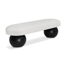Meridian Bowie Cream Bench IMAGE 1