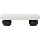 Meridian Bowie Cream Bench IMAGE 3