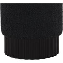  Color_Black -- Meridian Veranda Boucle Fabric Upholstered Stool IMAGE 3
