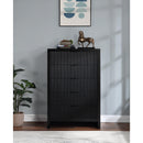  Color_Black -- Meridian Fairfax 5 Drawer Chest IMAGE 2