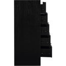  Color_Black -- Meridian Fairfax 5 Drawer Chest IMAGE 4