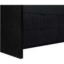 Color_Black -- Meridian Fairfax 6 Drawer Dresser IMAGE 10