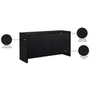  Color_Black -- Meridian Fairfax 6 Drawer Dresser IMAGE 12