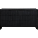  Color_Black -- Meridian Fairfax 6 Drawer Dresser IMAGE 3