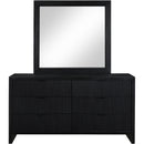  Color_Black -- Meridian Fairfax 6 Drawer Dresser IMAGE 4
