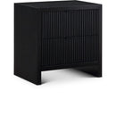 Meridian Fairfax Black Night Stand IMAGE 1