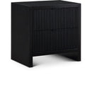  Color_Black -- Meridian Fairfax 2 Drawer Nightstand IMAGE 1