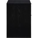  Color_Black -- Meridian Fairfax 2 Drawer Nightstand IMAGE 5