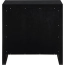  Color_Black -- Meridian Fairfax 2 Drawer Nightstand IMAGE 6