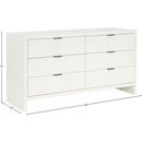 Color_Cream -- Fairfax Cream Solid Wood And Oak Veneer Dresser IMAGE 11