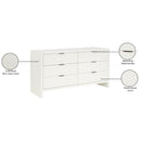  Color_Cream -- Fairfax Cream Solid Wood And Oak Veneer Dresser IMAGE 12