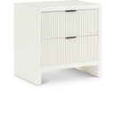  Color_Cream -- Fairfax Cream Solid Wood And Oak Veneer Nightstand IMAGE 1