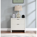  Color_Cream -- Fairfax Cream Solid Wood And Oak Veneer Nightstand IMAGE 2