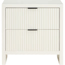  Color_Cream -- Fairfax Cream Solid Wood And Oak Veneer Nightstand IMAGE 3