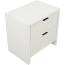  Color_Cream -- Fairfax Cream Solid Wood And Oak Veneer Nightstand IMAGE 7