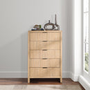  Color_Natural -- Fairfax Natural Solid Wood And Oak Veneer Chest IMAGE 2