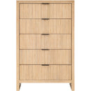  Color_Natural -- Fairfax Natural Solid Wood And Oak Veneer Chest IMAGE 3