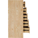  Color_Natural -- Fairfax Natural Solid Wood And Oak Veneer Chest IMAGE 4