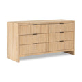  Color_Natural -- Fairfax Natural Solid Wood And Oak Veneer Dresser IMAGE 1
