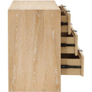  Color_Natural -- Fairfax Natural Solid Wood And Oak Veneer Dresser IMAGE 4