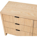  Color_Natural -- Fairfax Natural Solid Wood And Oak Veneer Dresser IMAGE 6