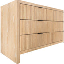  Color_Natural -- Fairfax Natural Solid Wood And Oak Veneer Dresser IMAGE 7