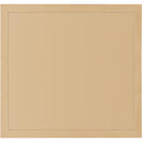  Meridian Fairfax Natural Solid Wood And Oak Veneer Frame Mirror IMAGE 3
