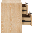  Color_Natural -- Fairfax Natural Solid Wood And Oak Veneer Nightstand IMAGE 4